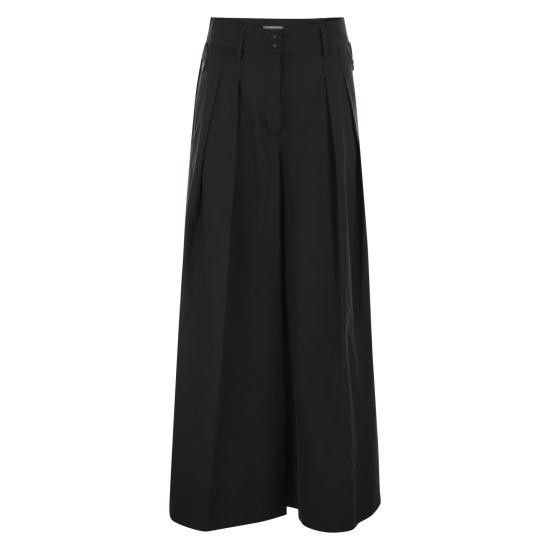 HERNO Women Straight Pants PT000110D BLACK