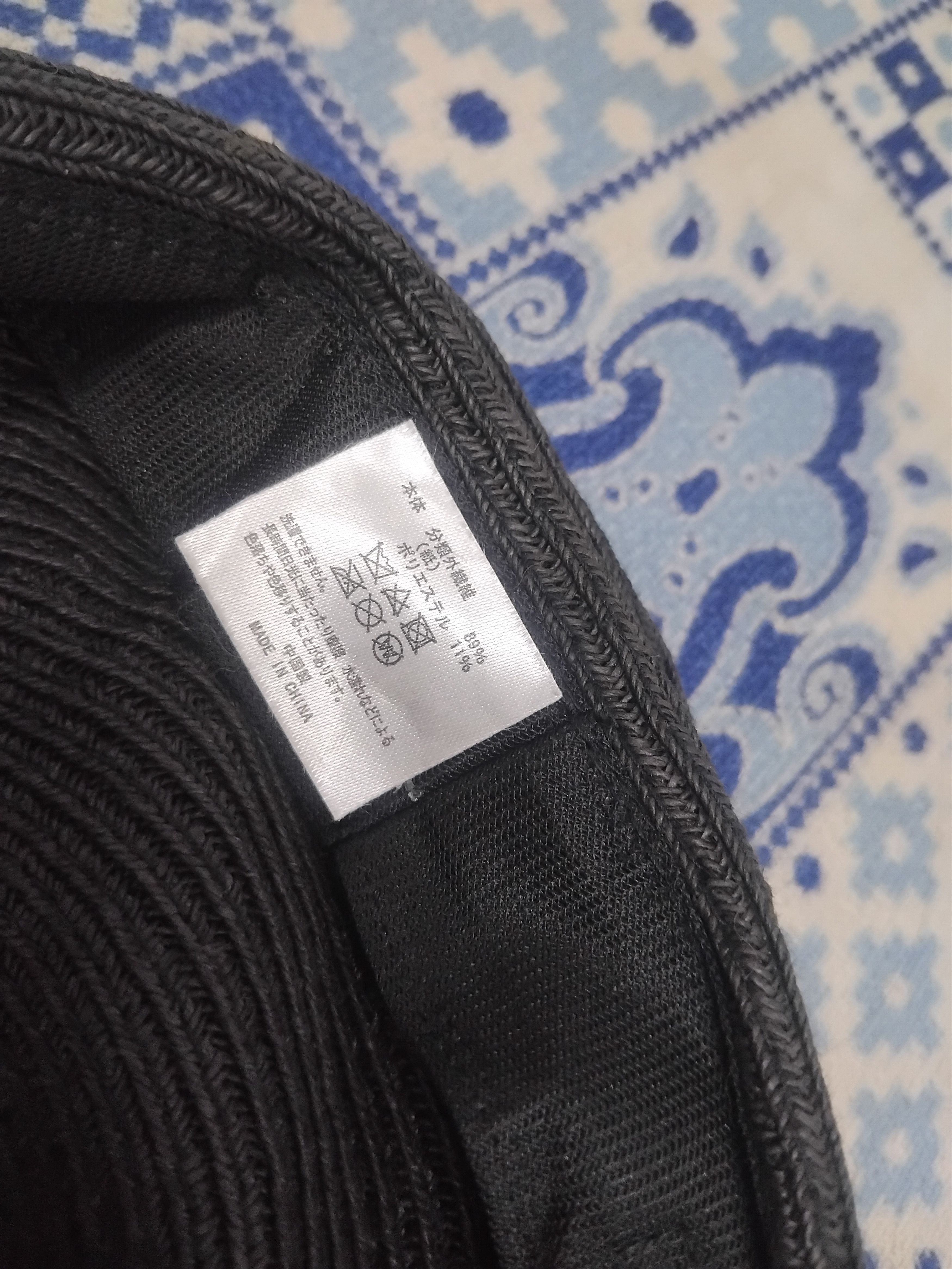 Japanese Brand 💥Unbranded black colour Japanese style hat Size ONE SIZE - 2 Thumbnail
