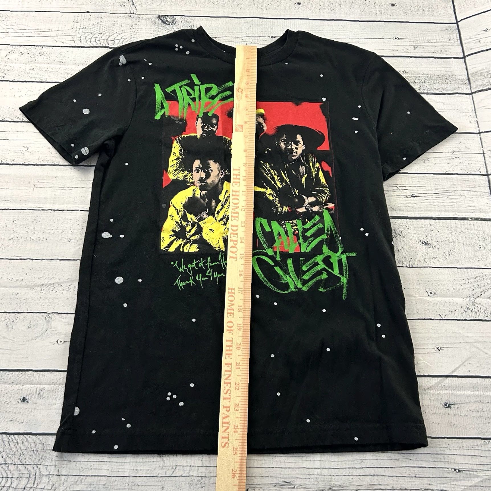 Quest A Tribe Called Quest Short Sleeve T Shirt Men's XS Black Size US XS / EU 42 / 0 - 2 Thumbnail