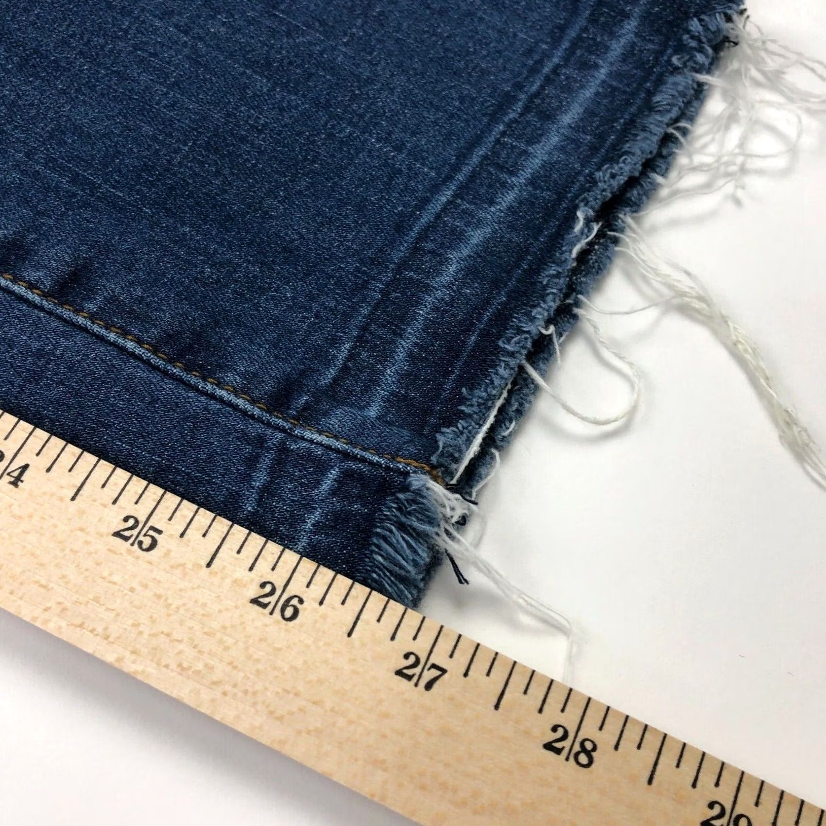 Vintage Kut From The Kloth Ankle Frayed Slim 8 Denim Jeans Women Stretch Blue 31in 27in Inseam Slim Women Jeans Closed Zip Regular Size 8 Size 24" / US 00 / IT 34 - 6 Thumbnail