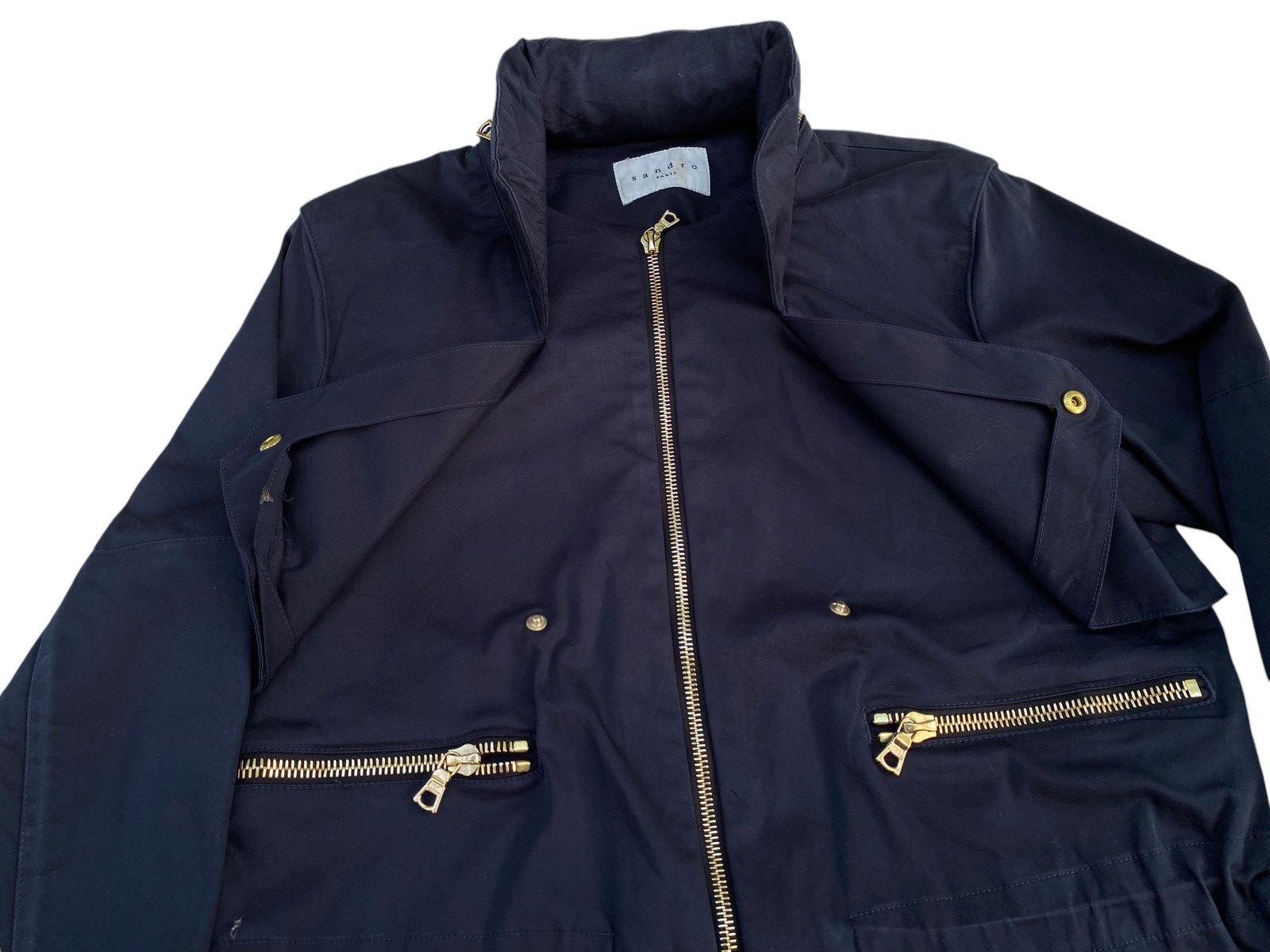 Sandro Sandro Paris Jacket Riri Zip Size M / US 6-8 / IT 42-44 - 4 Thumbnail