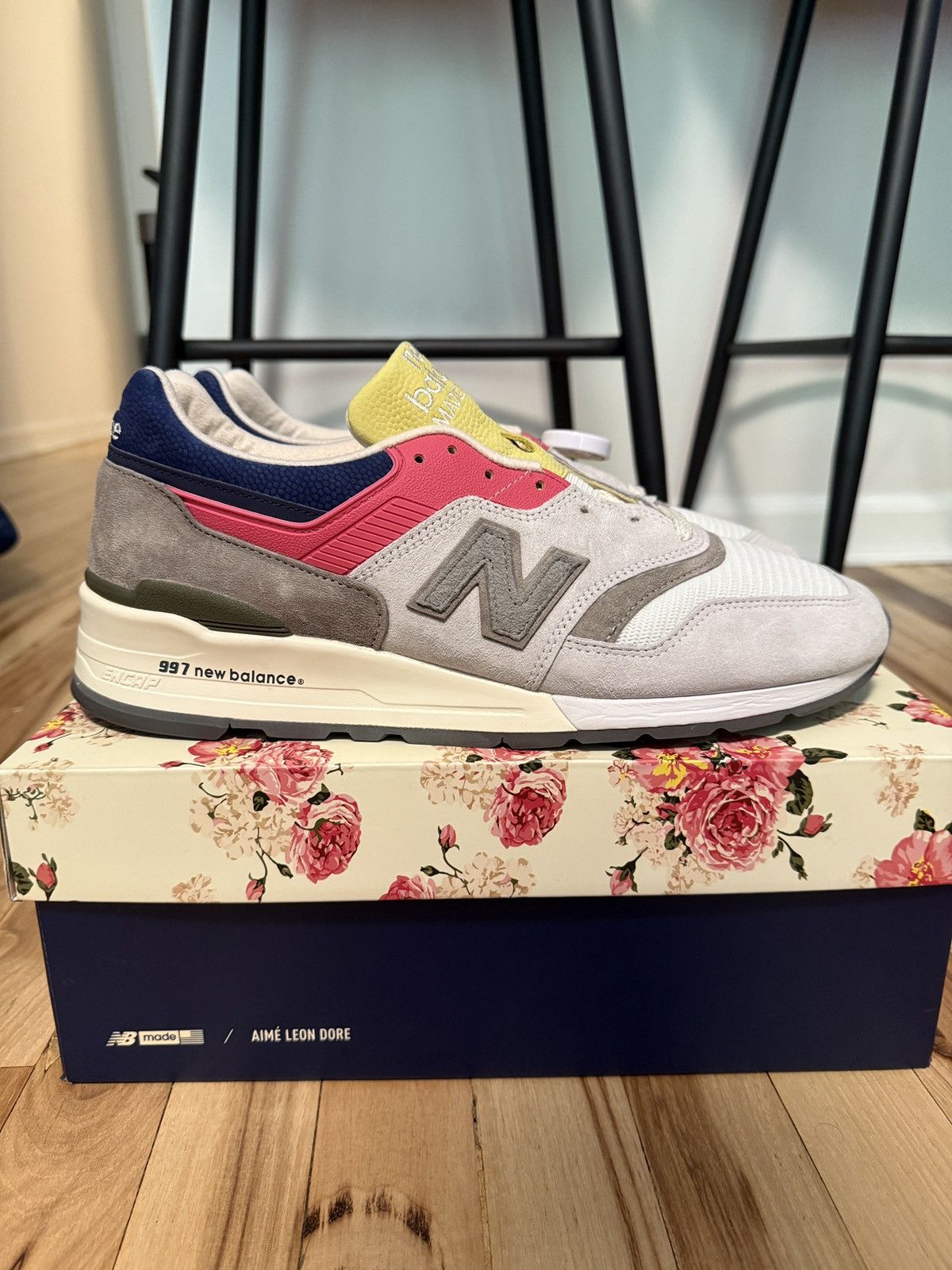 Aime Leon Dore × New Balance ALD x NB 997 Canary Yellow Size US 12 / EU 45 - 3 Thumbnail