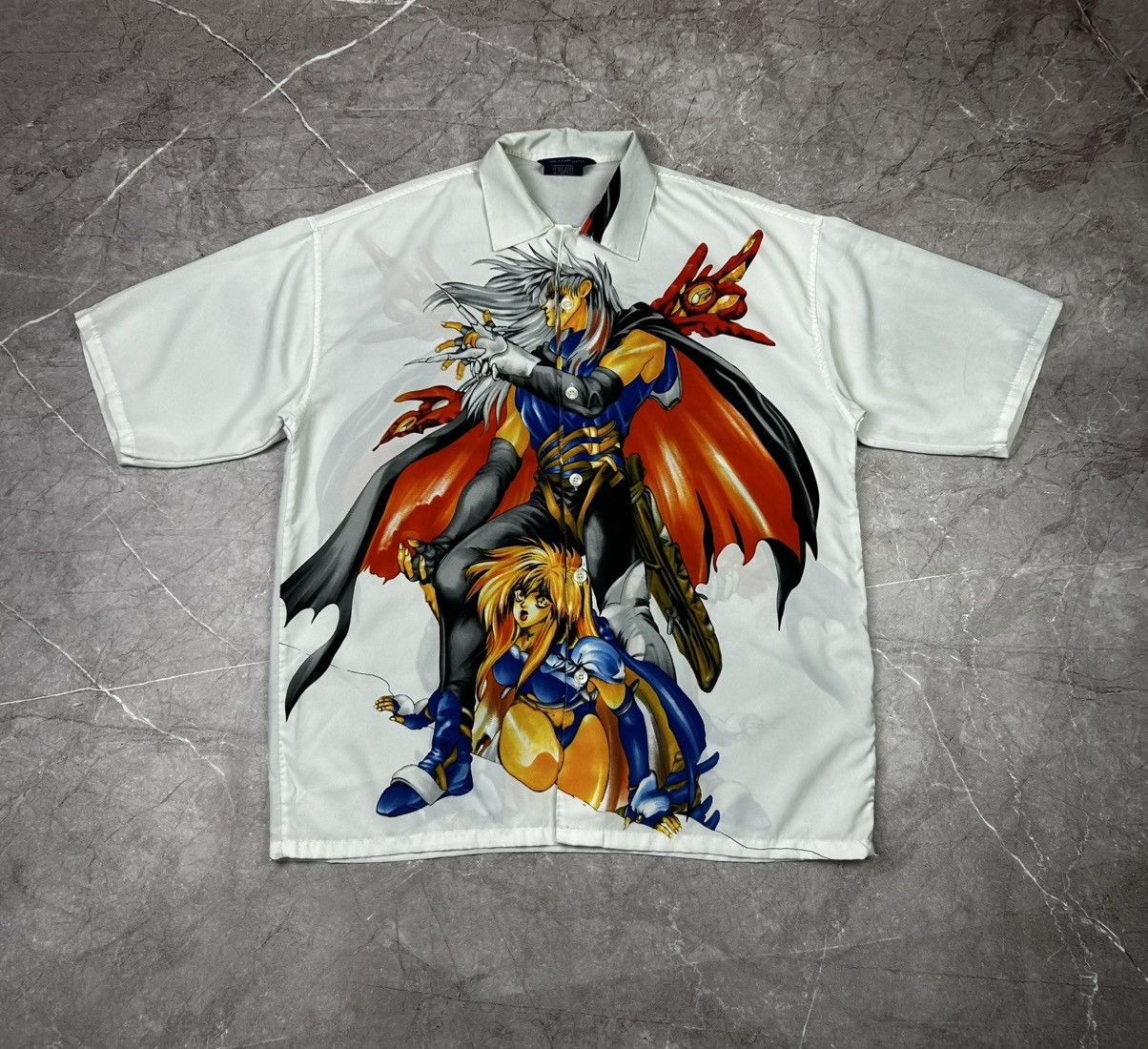 Japanese Brand × Vintage 1990s JAPANESE MESH AWESOME VINTAGE RARE SHIRT Size US XXL / EU 58 / 5 - 3 Thumbnail