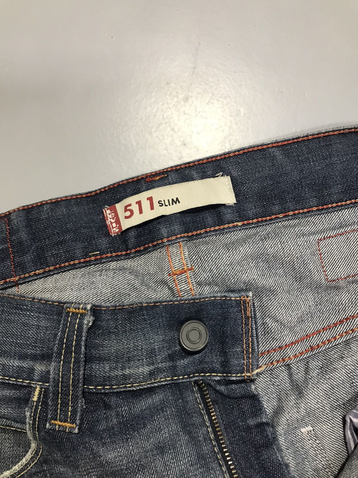 Levi's Vintage Levi’s buckle belt denim Size US 36 / EU 52 - 9 Thumbnail