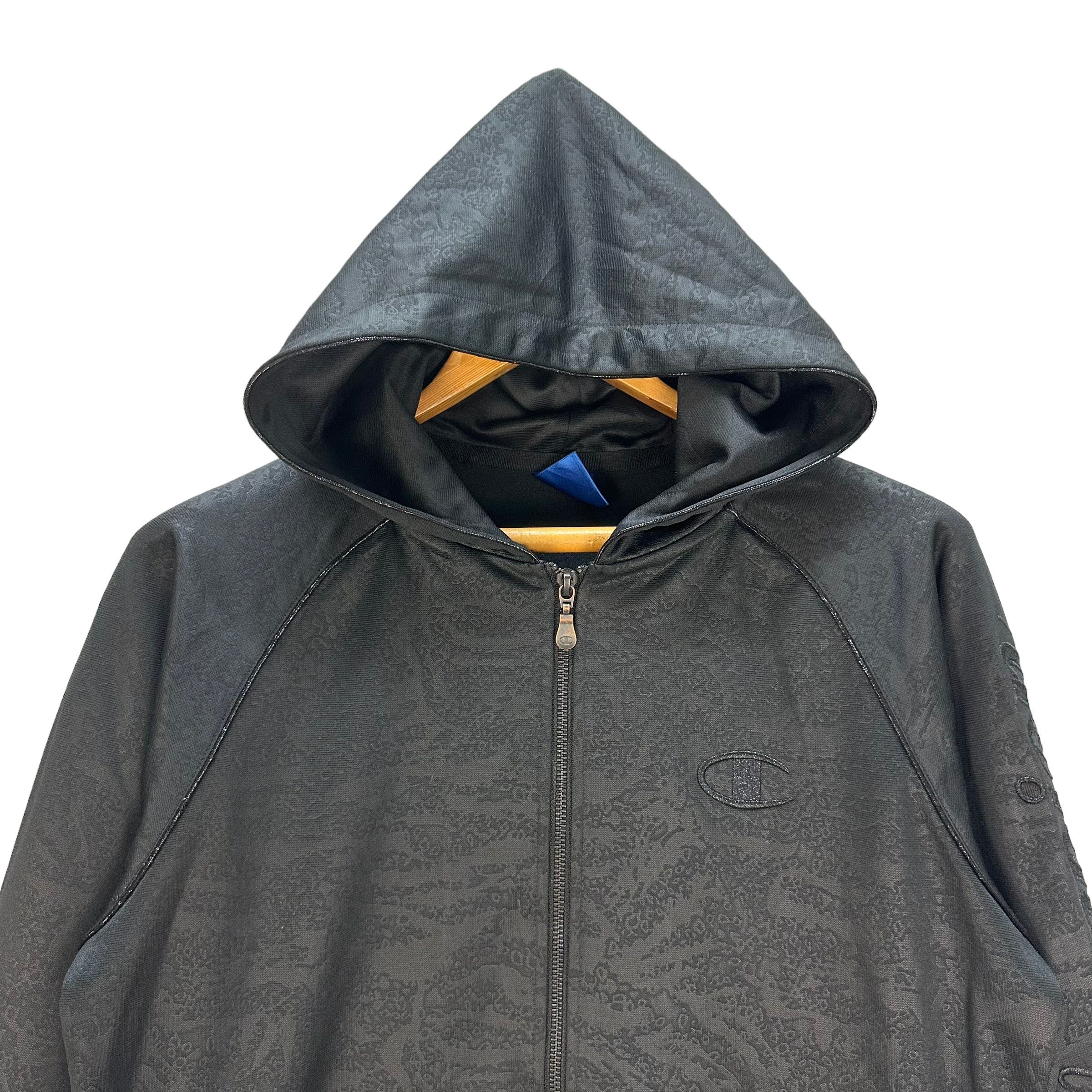 Champion CHAMPION EMBROIDERY SLEEVE BIG LOGO ZIPPER HOODIES #8719-022 Size US M / EU 48-50 / 2 - 2 Thumbnail