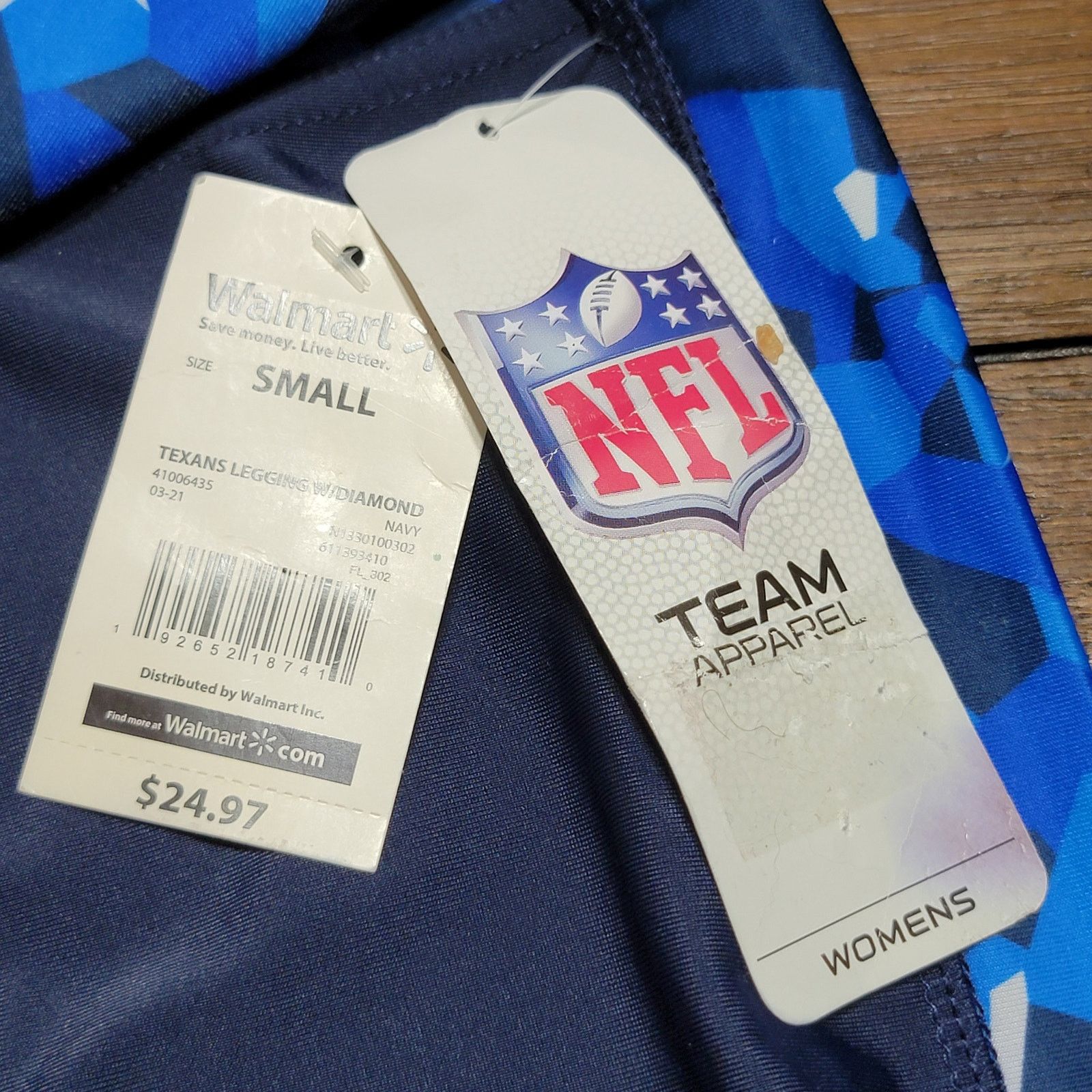 NFL NFL Team Apparel Houston Texans Leggings - Size Small NWT Size 22" - 7 Thumbnail