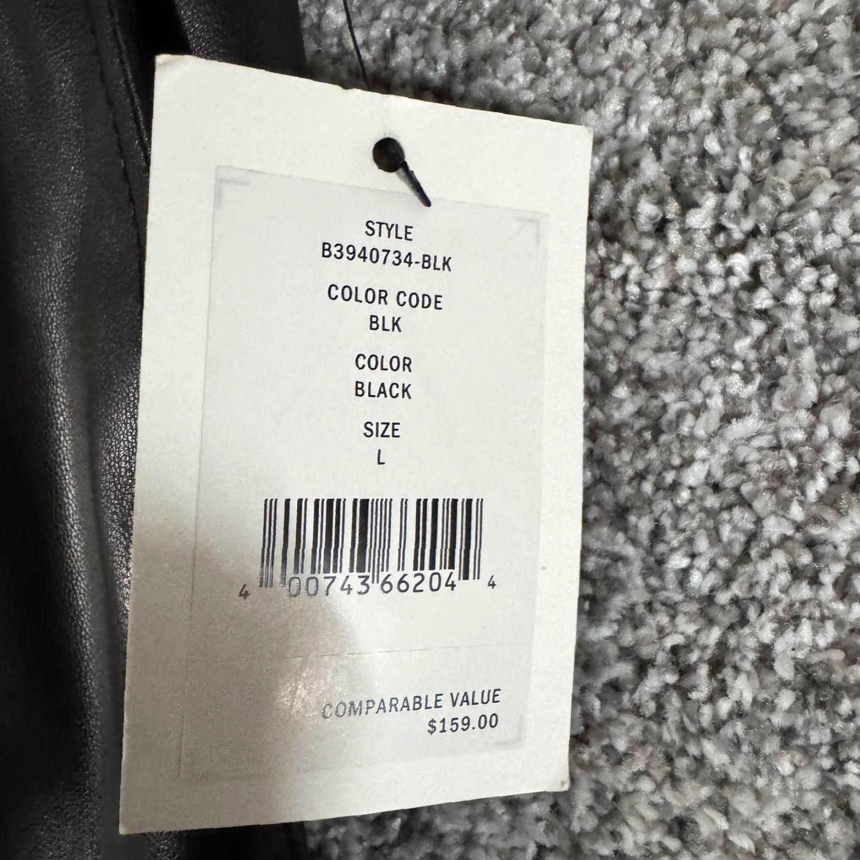 DKNY DKNY Pants L Faux Leather Elastic Waist Lined Pockets Streetwear Edgy Punk Moto Women Black Size 36" / US 14 / IT 50 - 3 Thumbnail