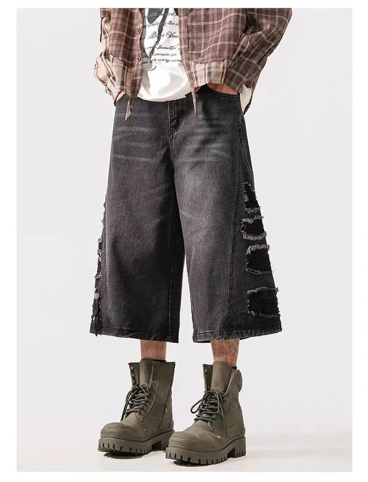 Designer × Japanese Brand Vintage Casual Loose Harajuku Shorts Size US 32 / EU 48 - 2 Thumbnail