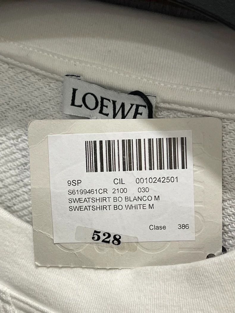 Loewe LOEWE White ladies' floral long sleeves Size M / US 6-8 / IT 42-44 - 4 Thumbnail