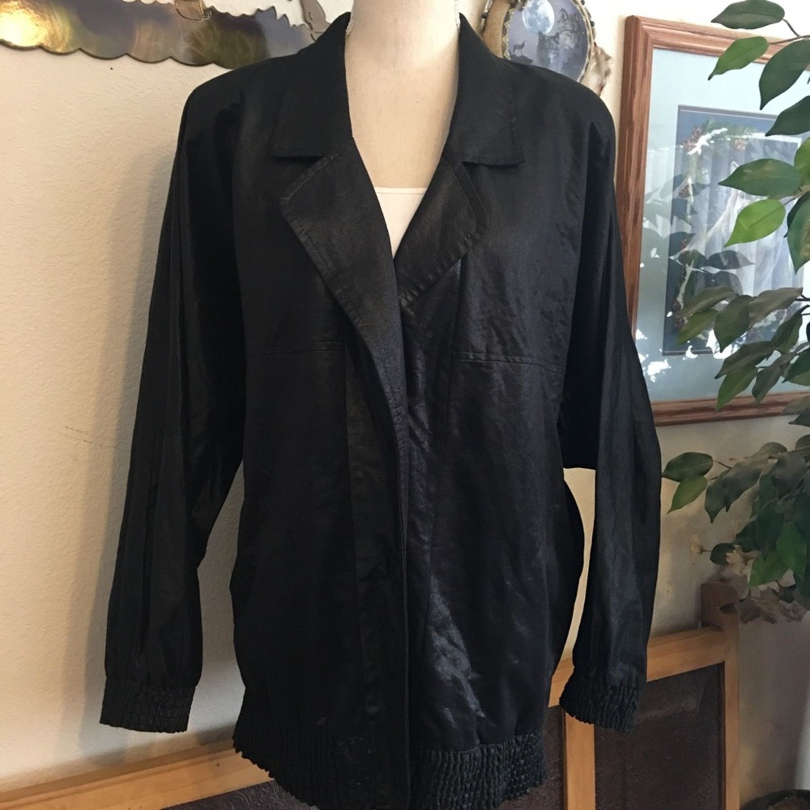 Vintage Vintage 80s Lori of California faux leather coat Size XL / US 12-14 / IT 48-50 - 1 Thumbnail
