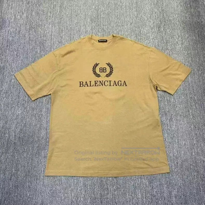 Balenciaga Balenciaga Khaki Wheat Short Sleeve Size US XS / EU 42 / 0 - 1 Thumbnail