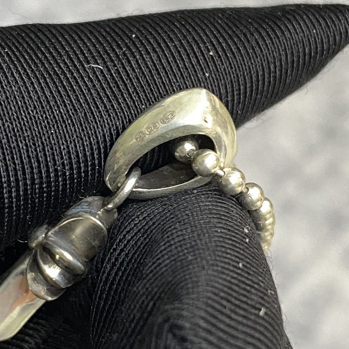 Chrome Hearts CHROME HEARTS Ball Chain Necklace Silver Cross Size ONE SIZE - 9 Thumbnail