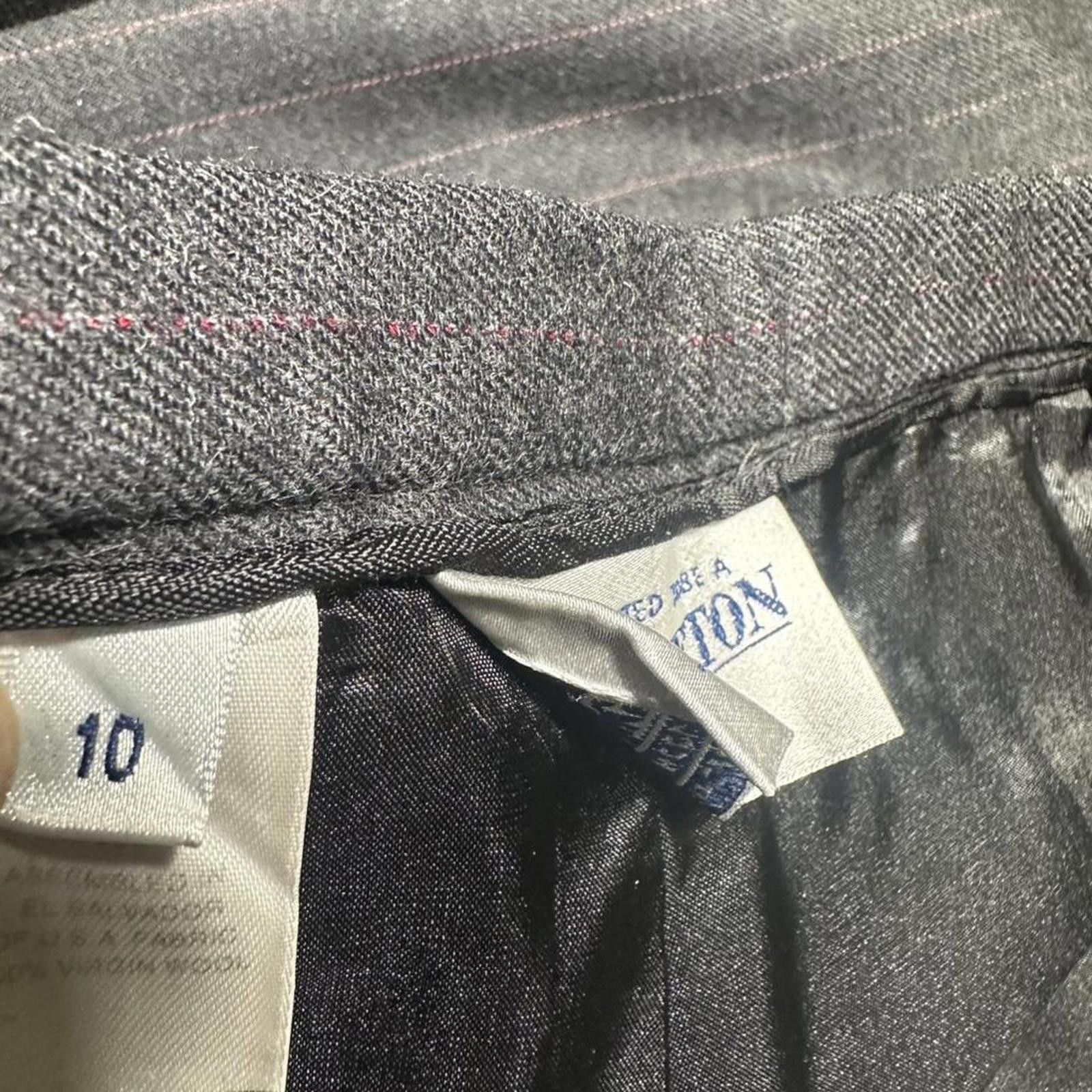 Pendleton Grey Pendleton pinstripe wool trousers #preppy #wooltrousers Size 32" / US 10 / IT 46 - 5 Thumbnail