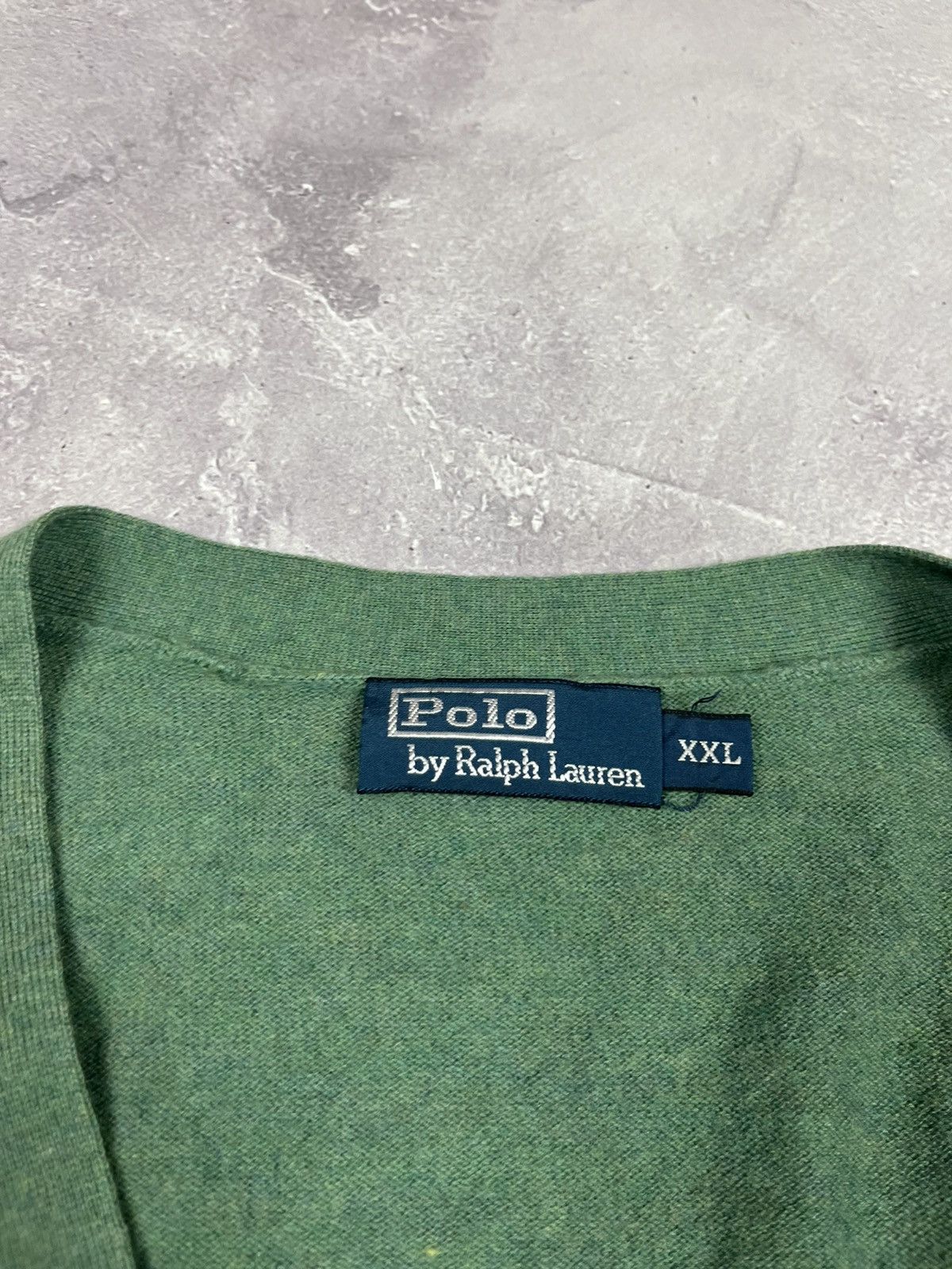 Polo Ralph Lauren 90s Vintage Polo Ralph Lauren Wool cardigan sweater Green Size US XXL / EU 58 / 5 - 12 Thumbnail