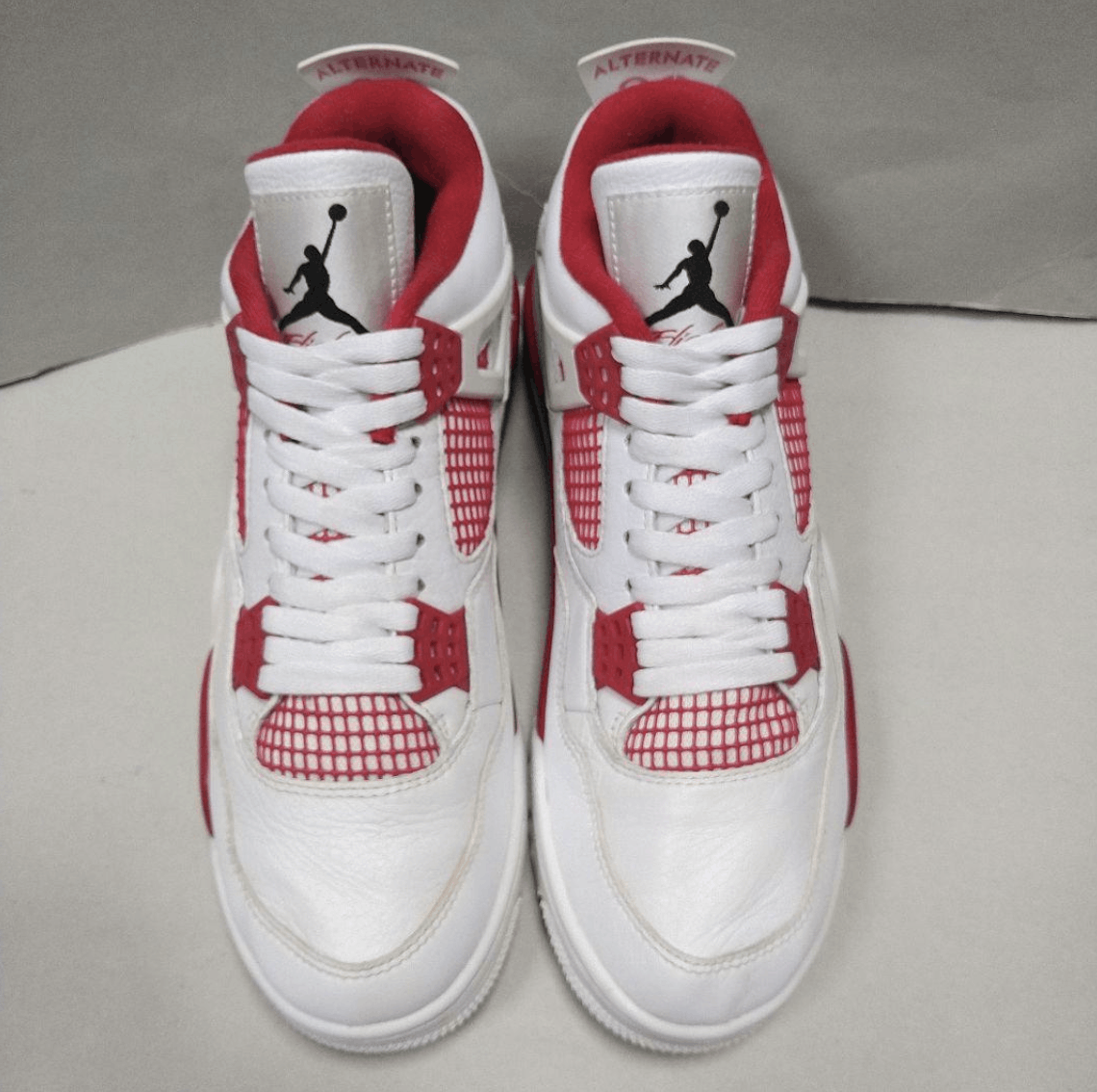 image of Jordan Nike 2016 Air Jordan 4 Alternate With Box Shoes in Red, Men's (Size 9)
