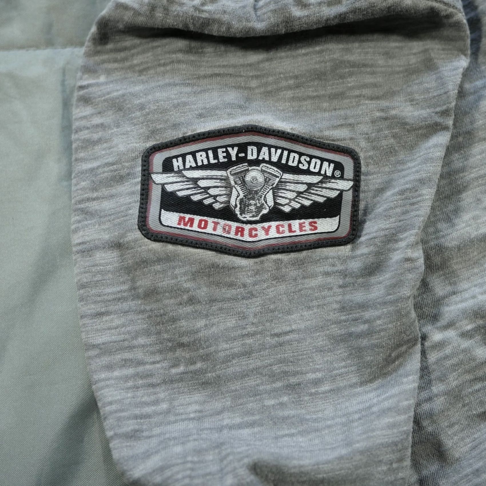 Harley Davidson Harley-Davidson Shirt Mens M Gray Henley Long Sleeve Biker Patch Spell Out Size US M / EU 48-50 / 2 - 5 Thumbnail