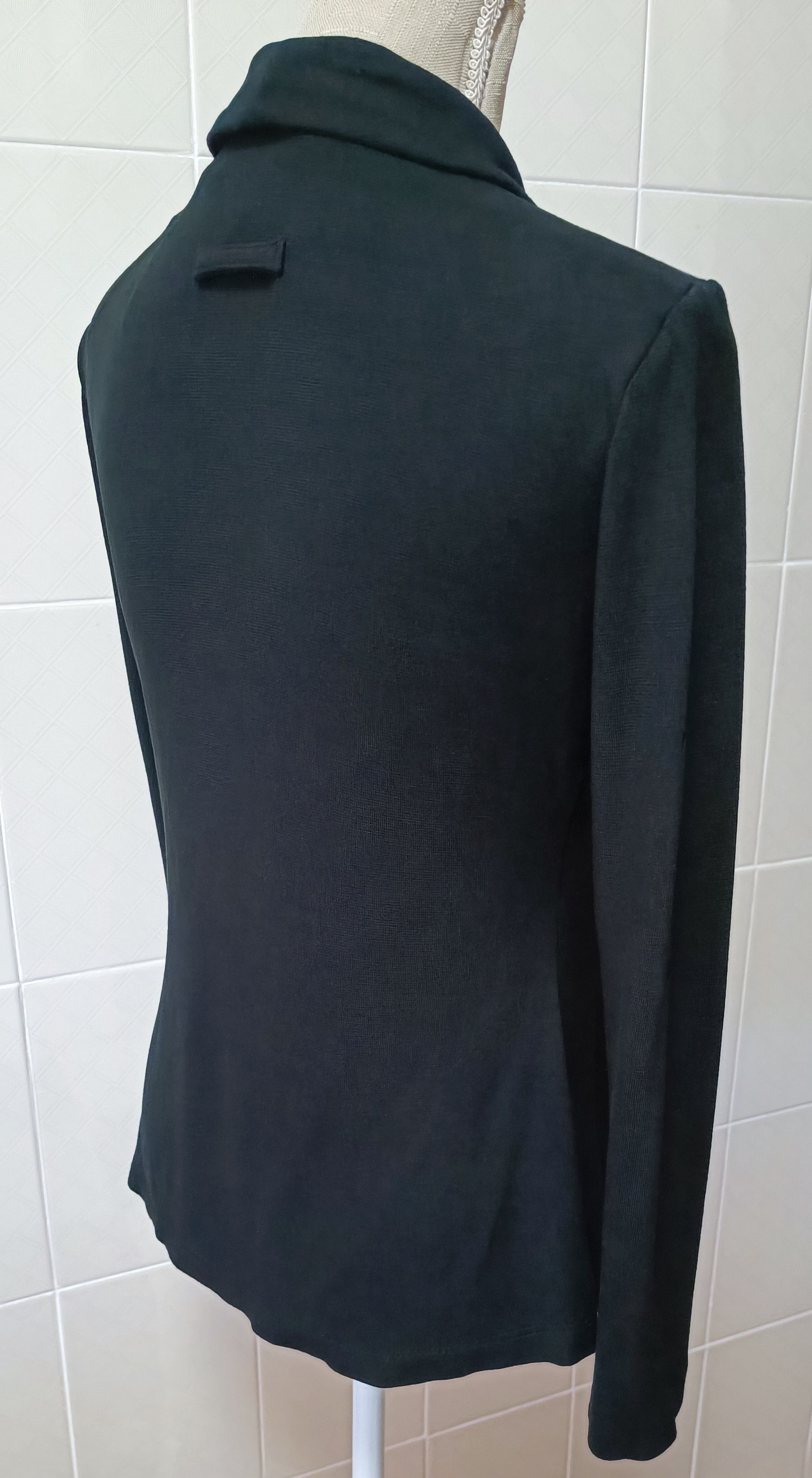 Jean Paul Gaultier Black sweater with Zippers on the front, above the bust. Size M / US 6-8 / IT 42-44 - 8 Thumbnail
