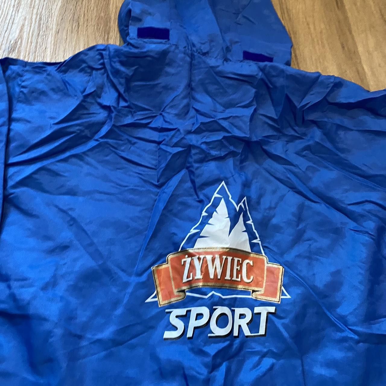 Other Blue vintage 90s Żywiec Beer Rain Jacket Size US XXL / EU 58 / 5 - 3 Thumbnail