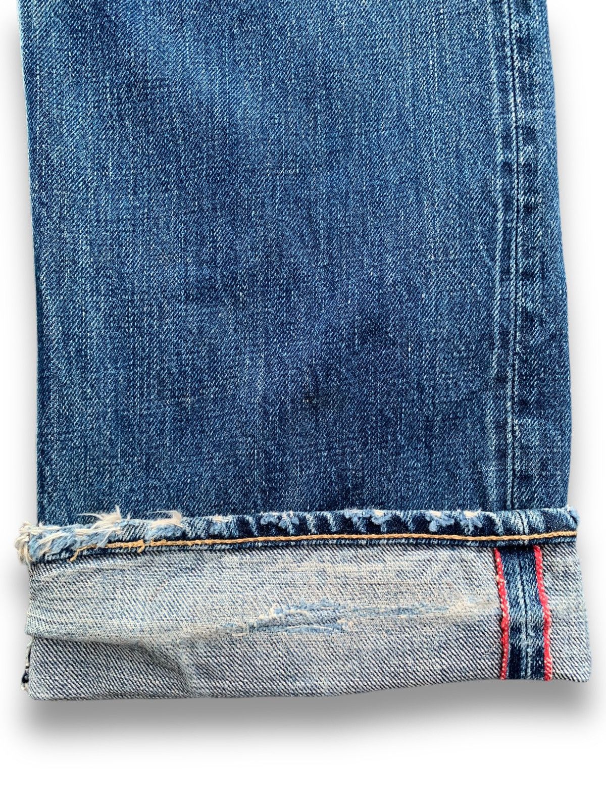 Kapital Kountry Hollywood Ranch Market HR405 Selvedge Patchwork Grunge Jeans Size US 31 - 14 Thumbnail