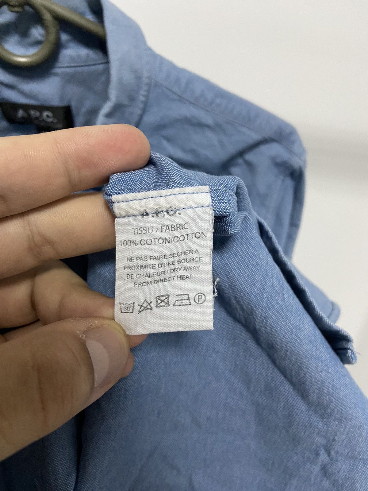 A.P.C. × Vintage APC Shirts Button Ups Vintage Y2K Luxury Size US M / EU 48-50 / 2 - 6 Thumbnail