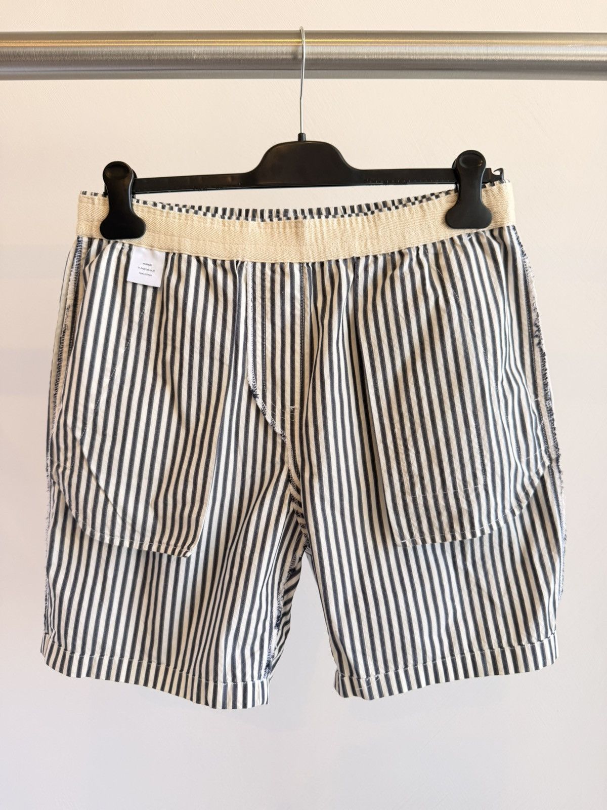 Todd Snyder Todd Snyder Striped Drawstring Navy And White Shorts Size M Size US 31 - 7 Thumbnail