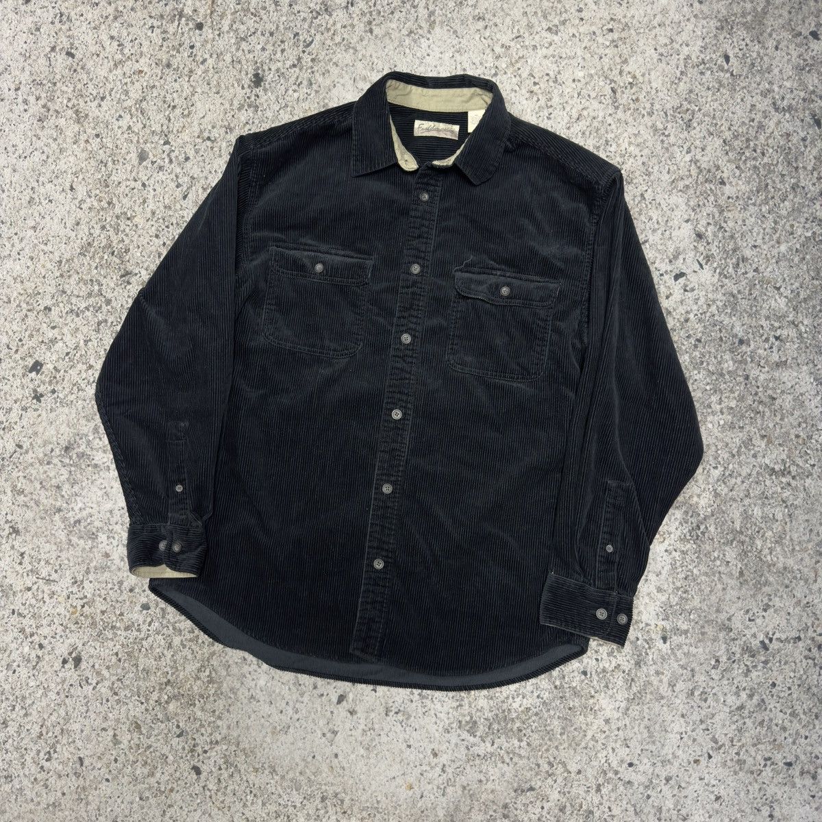 Vintage Vintage Fieldmaster Black Corduroy Button Over Shirt Size US M / EU 48-50 / 2 - 5 Thumbnail