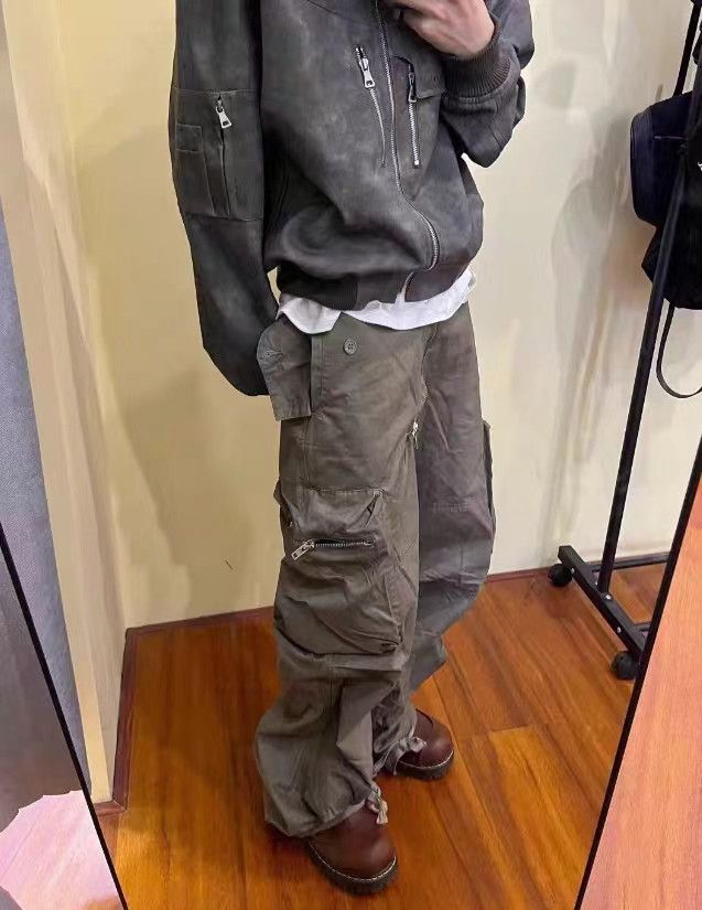 Japanese Brand × Vintage Vintage Street Y2K Multi-Pocket Pleated Work Casual Pants Size US 28 / EU 44 - 5 Thumbnail