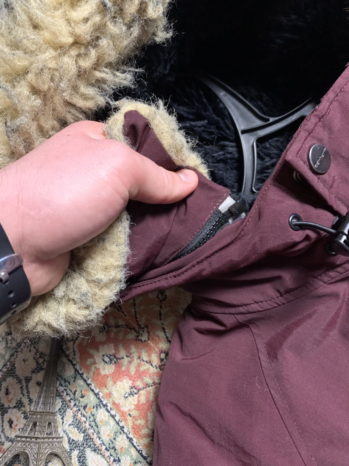 Carhartt × Carhartt Wip Carhartt Burgundy Parka jacket Size US M / EU 48-50 / 2 - 6 Thumbnail