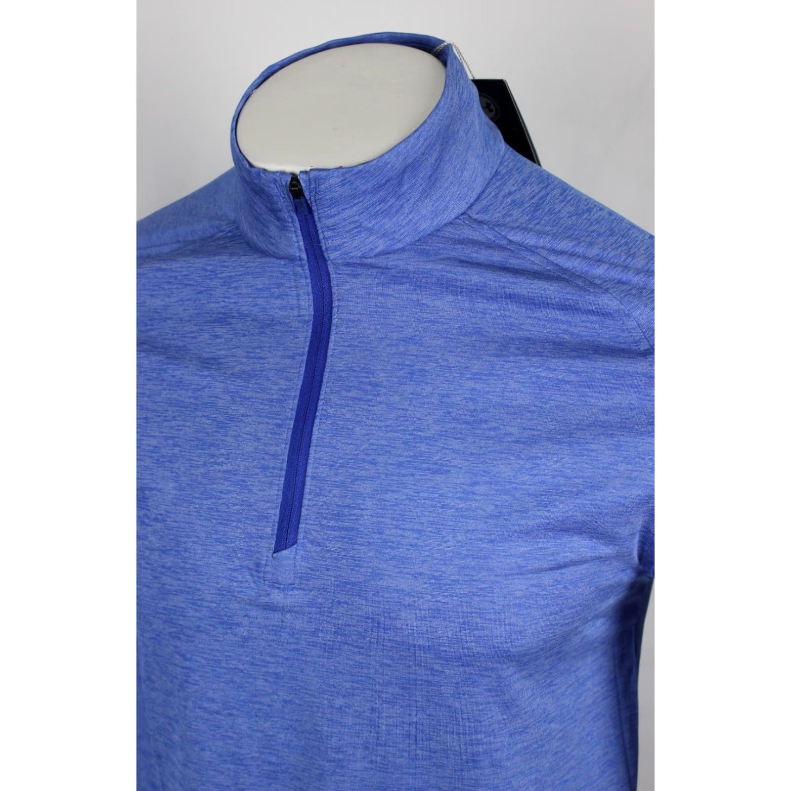 Under Armour Under Armour Men's Heatgear 1/4 Zip Pullover Long Sleeve Small Blue Heather Size US S / EU 44-46 / 1 - 5 Thumbnail