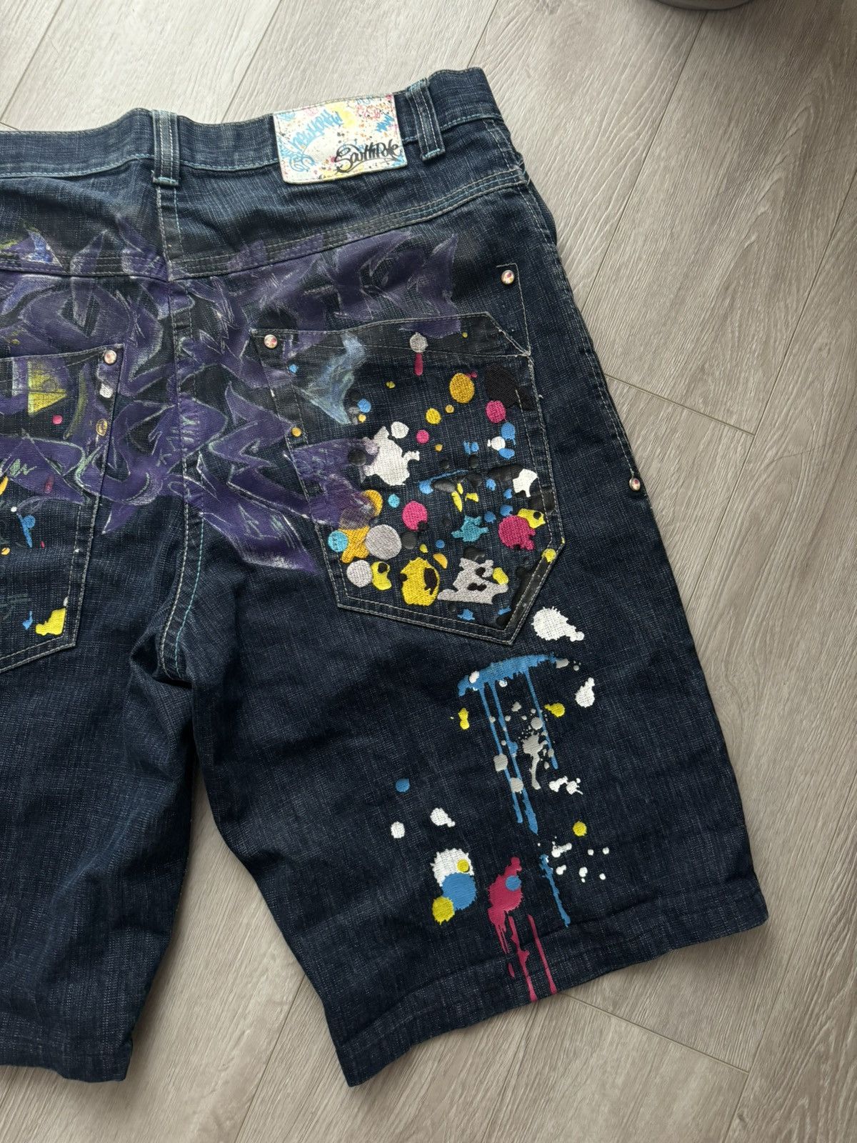 JNCO × Southpole × Vintage Vintage Southpole Baggy Shorts JNCO Style Size US 36 / EU 52 - 3 Thumbnail
