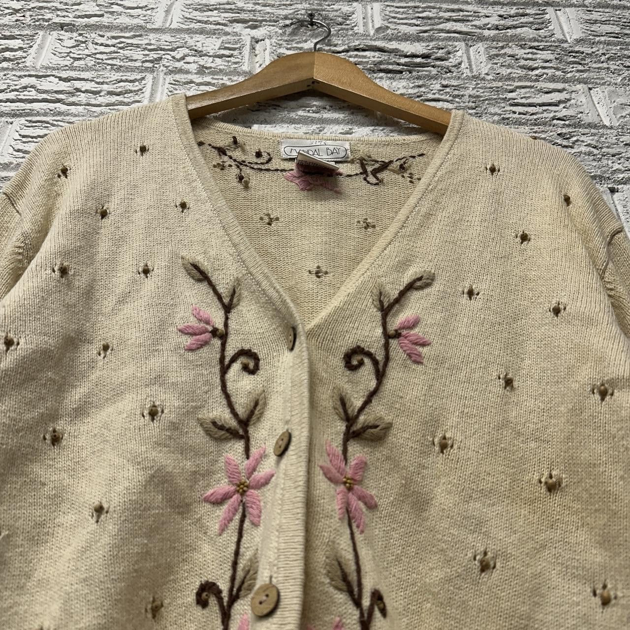 Vintage Vintage Mandal Bay Retro Floral Sweater Women’s XL Cardigan Size XL / US 12-14 / IT 48-50 - 1 Thumbnail