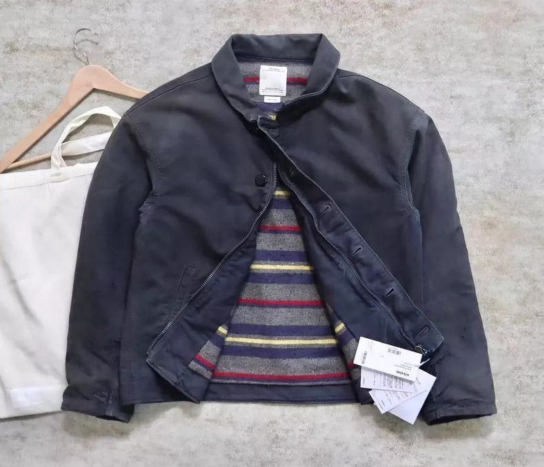 Visvim Visvim Visvim Purser Deck Jacket Navy Size 3-2506 Size US M / EU 48-50 / 2 - 1 Thumbnail