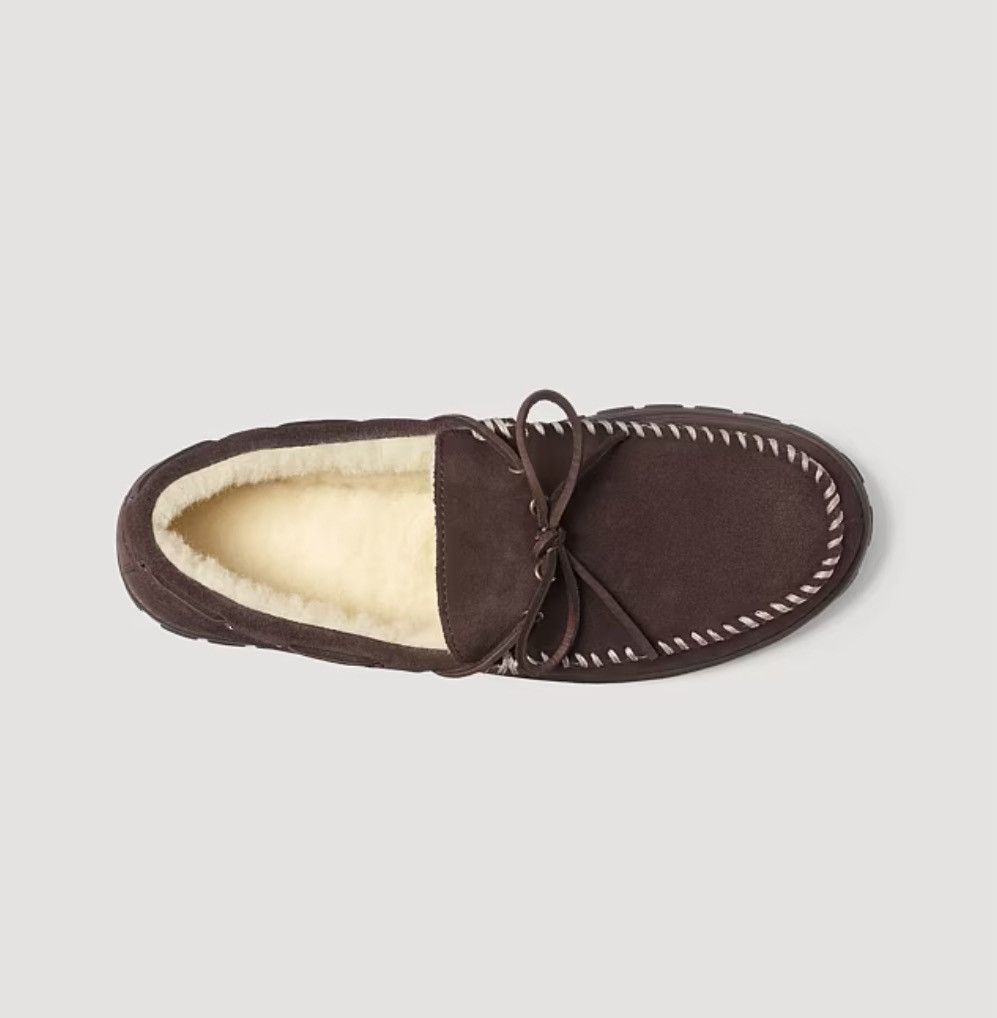 Eddie Bauer Eddie Bauer Shearling-Lined Moccasin Slippers Size US 10 / EU 43 - 14 Thumbnail