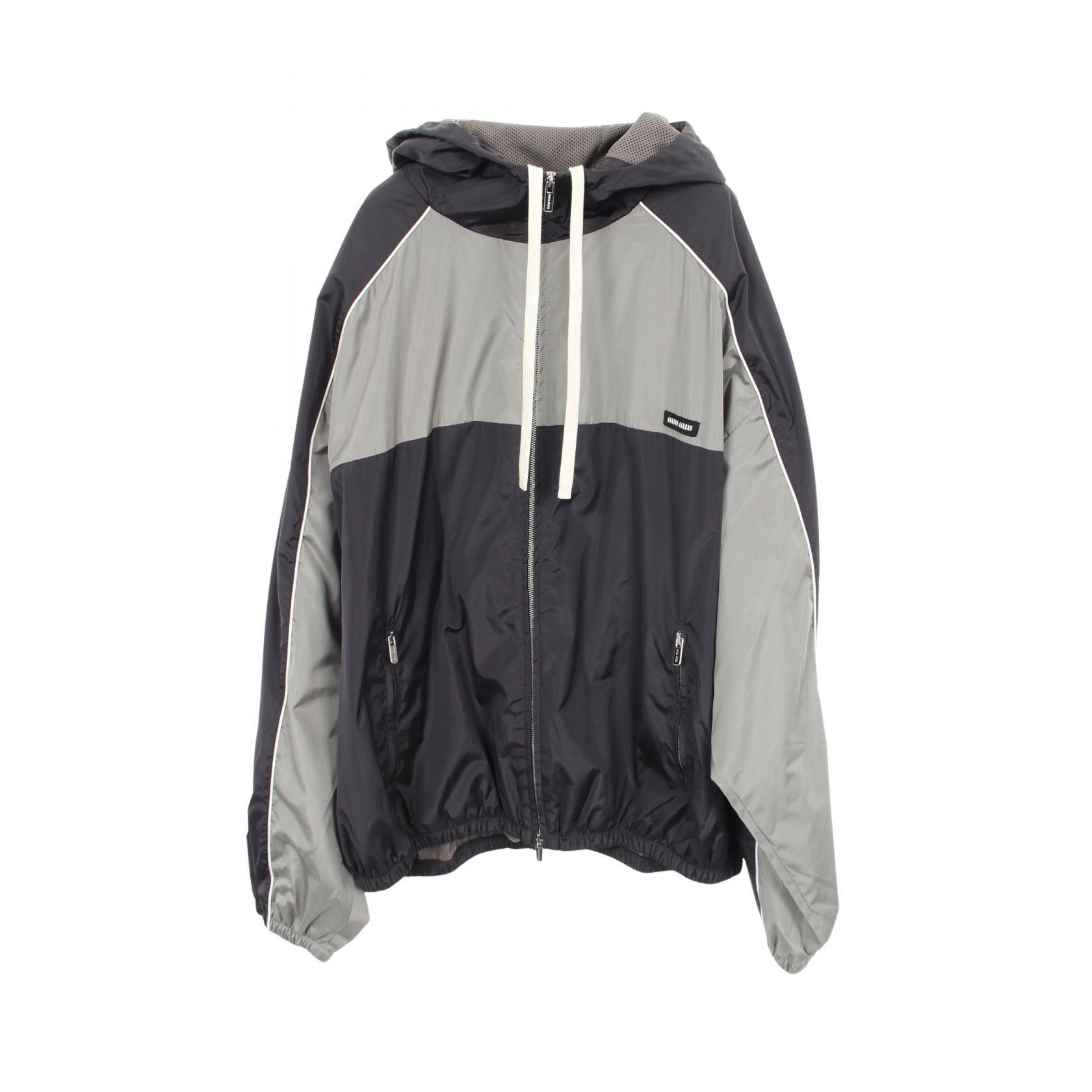 Miu Miu Miu Miu Miu Miu Technical Silk Zip Jacket Textile Outerwear DUTY FREE for USA Size ONE SIZE - 1 Thumbnail