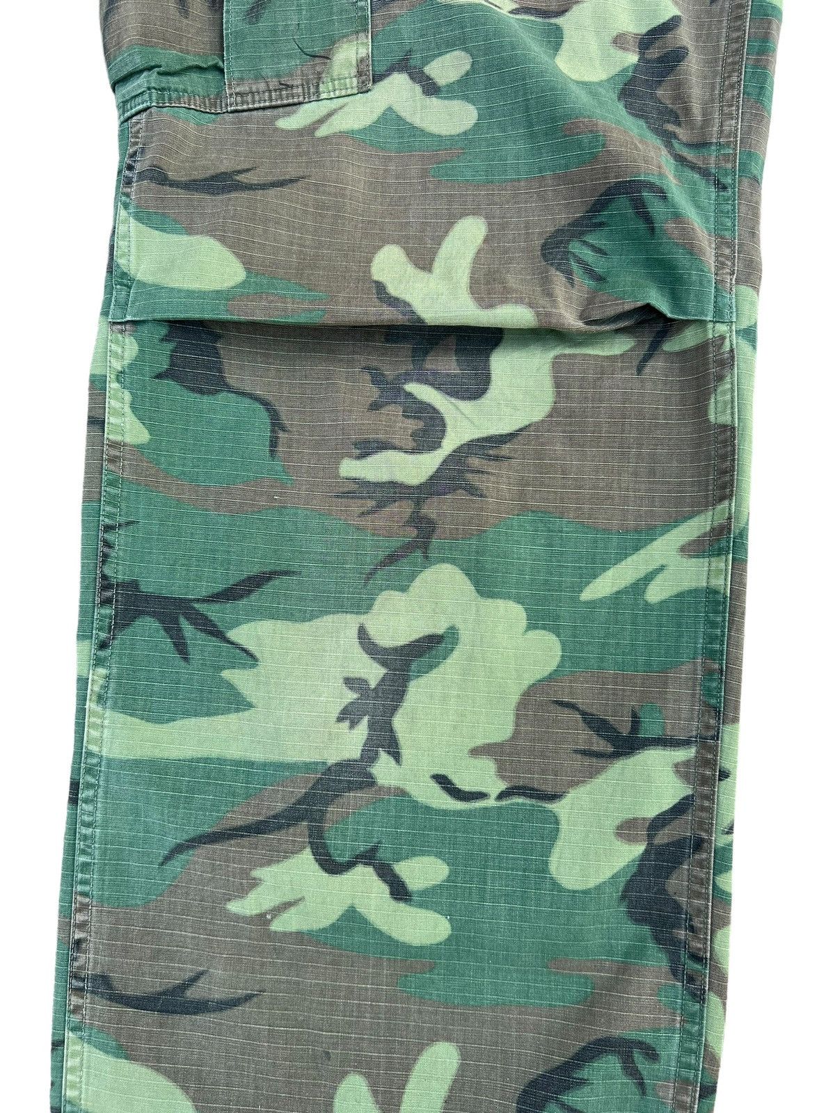 Vintage 60s 70s Nam War ERDL Camo Ripstop Poplin Trouser Pant Size US 32 / EU 48 - 7 Thumbnail