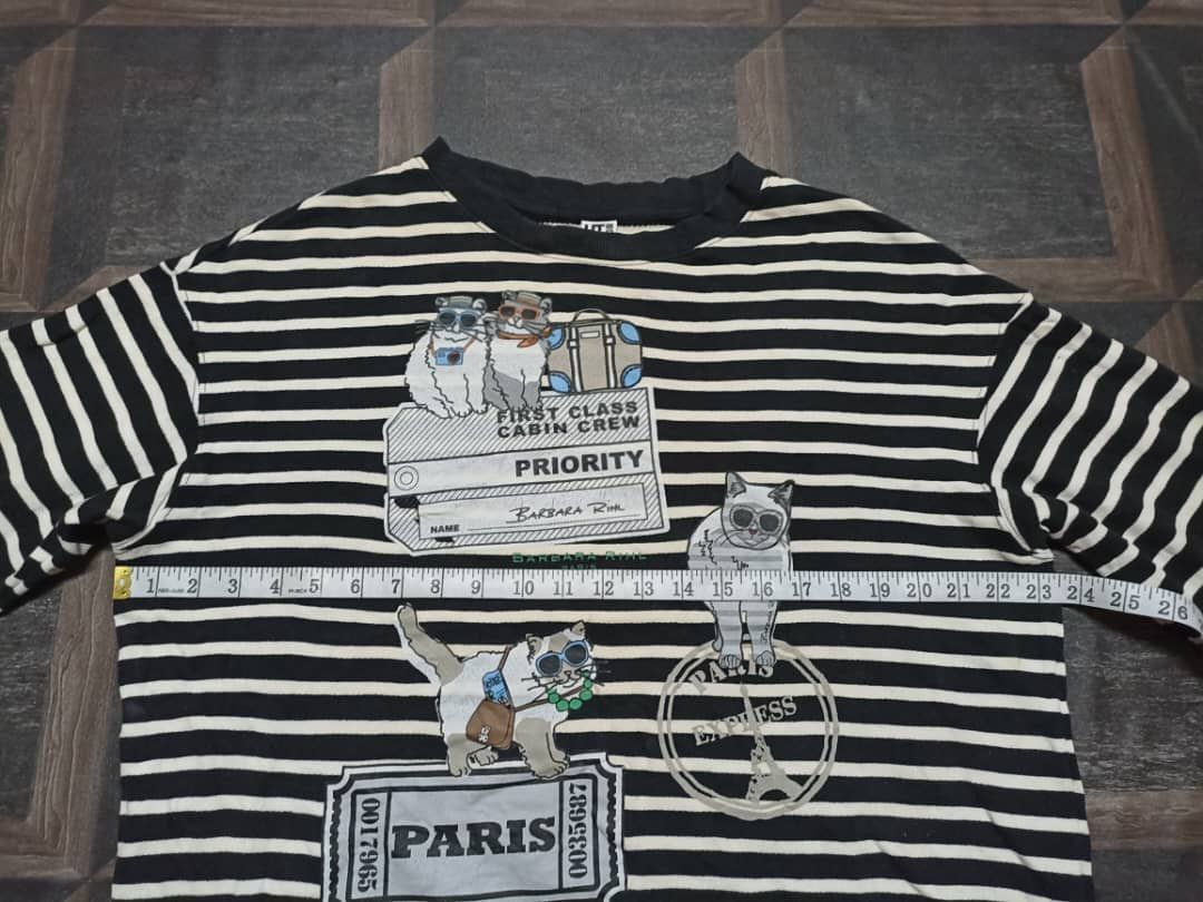 Designer × Japanese Brand × Uniqlo Barbara Rhil x Uniqlo stripe Sweatshirt Size XL / US 12-14 / IT 48-50 - 8 Thumbnail