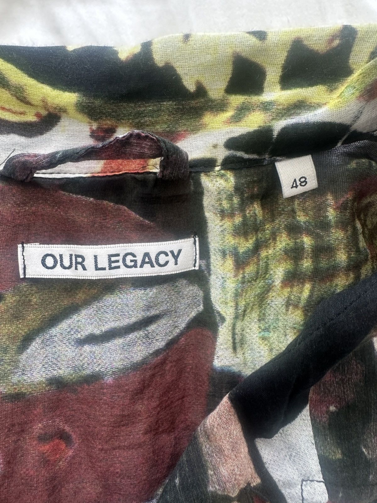 Our Legacy Our Legacy Box Shirt Shortsleeve Peace Crowd Size US M / EU 48-50 / 2 - 3 Thumbnail