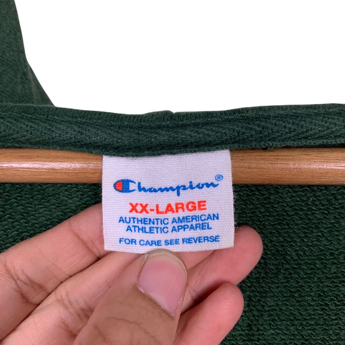 Champion CHAMPION Big Logo Sun Faded Pullover Hoodies #1790-C79 Size US XXL / EU 58 / 5 - 16 Thumbnail