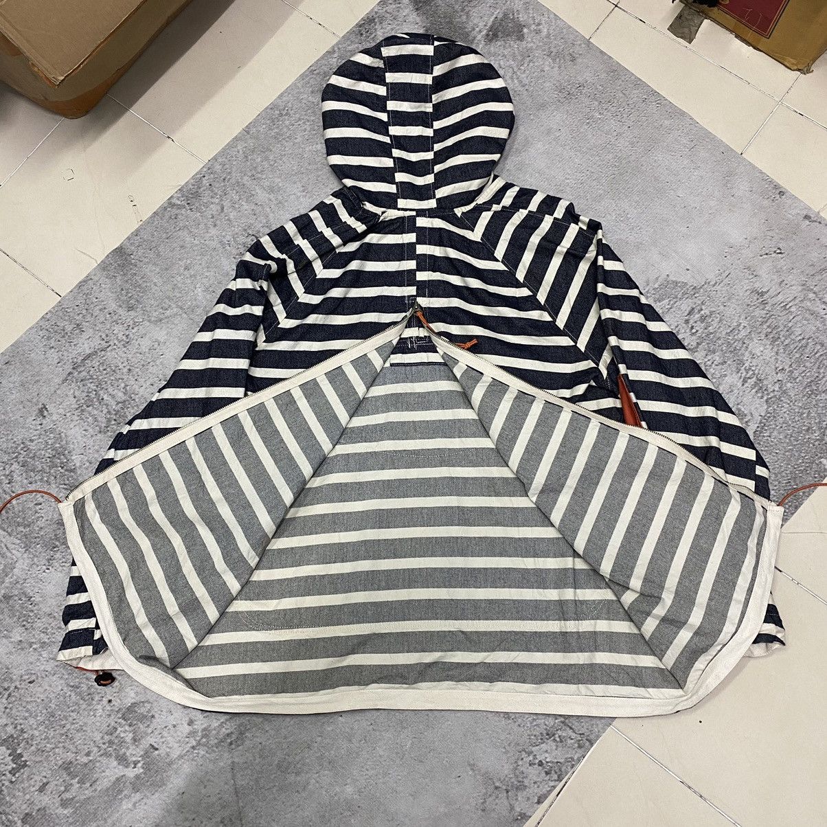 Japanese Brand 🇯🇵Chairmade Stripe Jacket🇯🇵 Size US XL / EU 56 / 4 - 8 Thumbnail