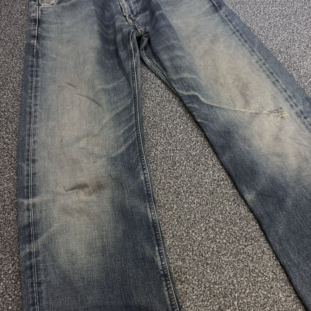 Seditionaries Vintage 90s Japanese Selvedge Lee Union Made Rusty Denim Size US 32 / EU 48 - 4 Thumbnail