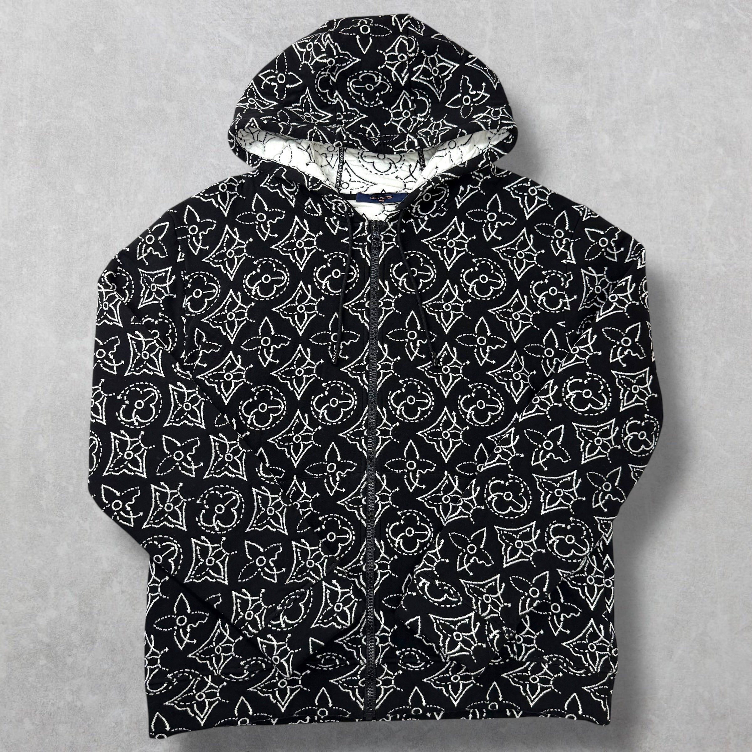 Louis Vuitton Louis Vuitton x NBA Quilted Zip Hoodie XXL Size US XXL / EU 58 / 5 - 1 Thumbnail