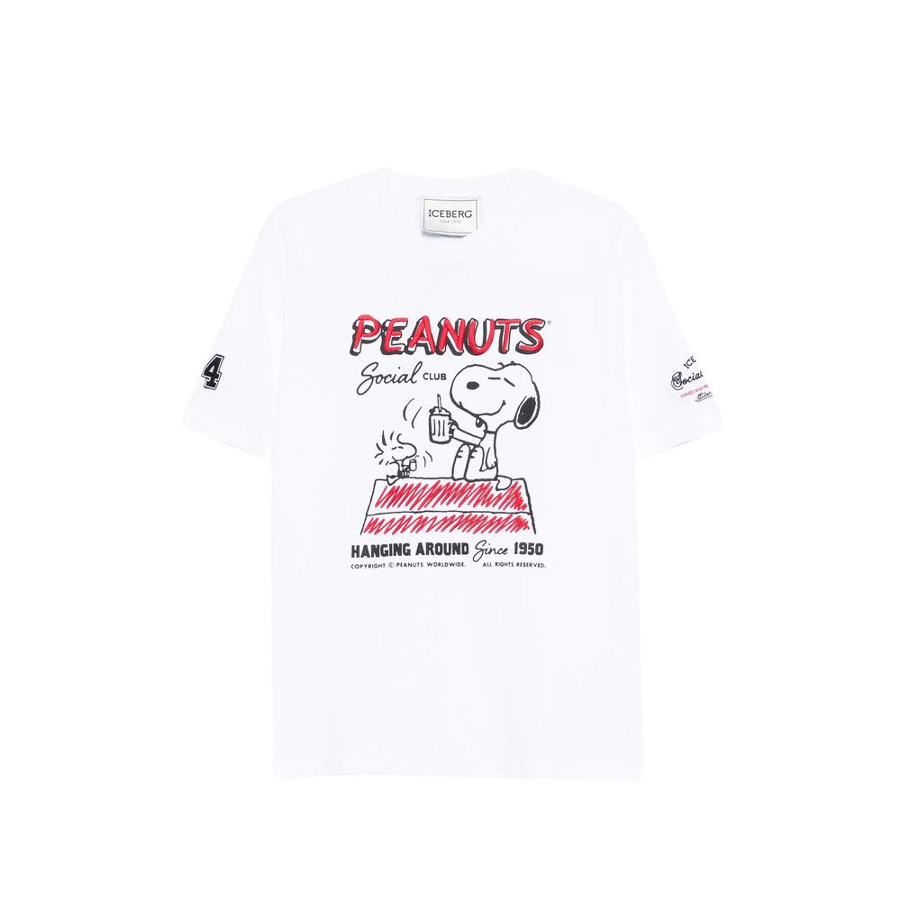 Iceberg Iceberg WHITE T-Shirts & Vests - T-Shirts Size US XXL / EU 58 / 5 - 1 Thumbnail