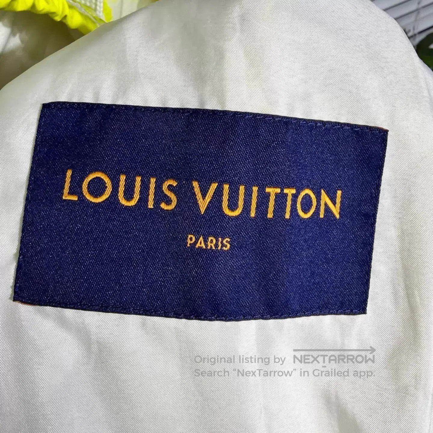 Louis Vuitton Yellow Patterned Lightweight Jacket Size S. Size US S / EU 44-46 / 1 - 5 Thumbnail