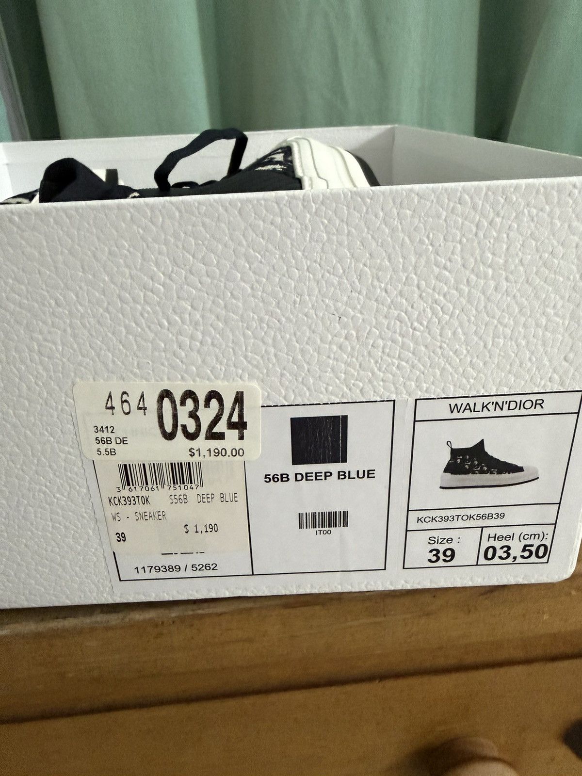 Dior Brand New Dior Walk’N’Dior sneakers deep blue Size US 9 / IT 39 - 7 Thumbnail