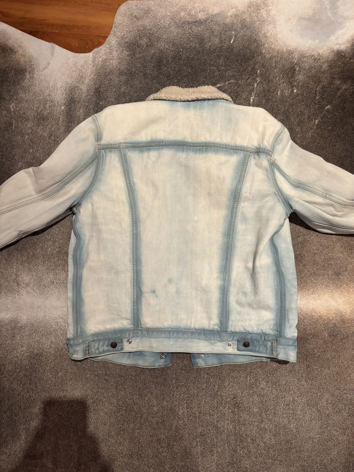 Levi's × Supreme Rare Supreme Levi’s Bleached Sherpa Trucker Jacket Size US M / EU 48-50 / 2 - 5 Thumbnail