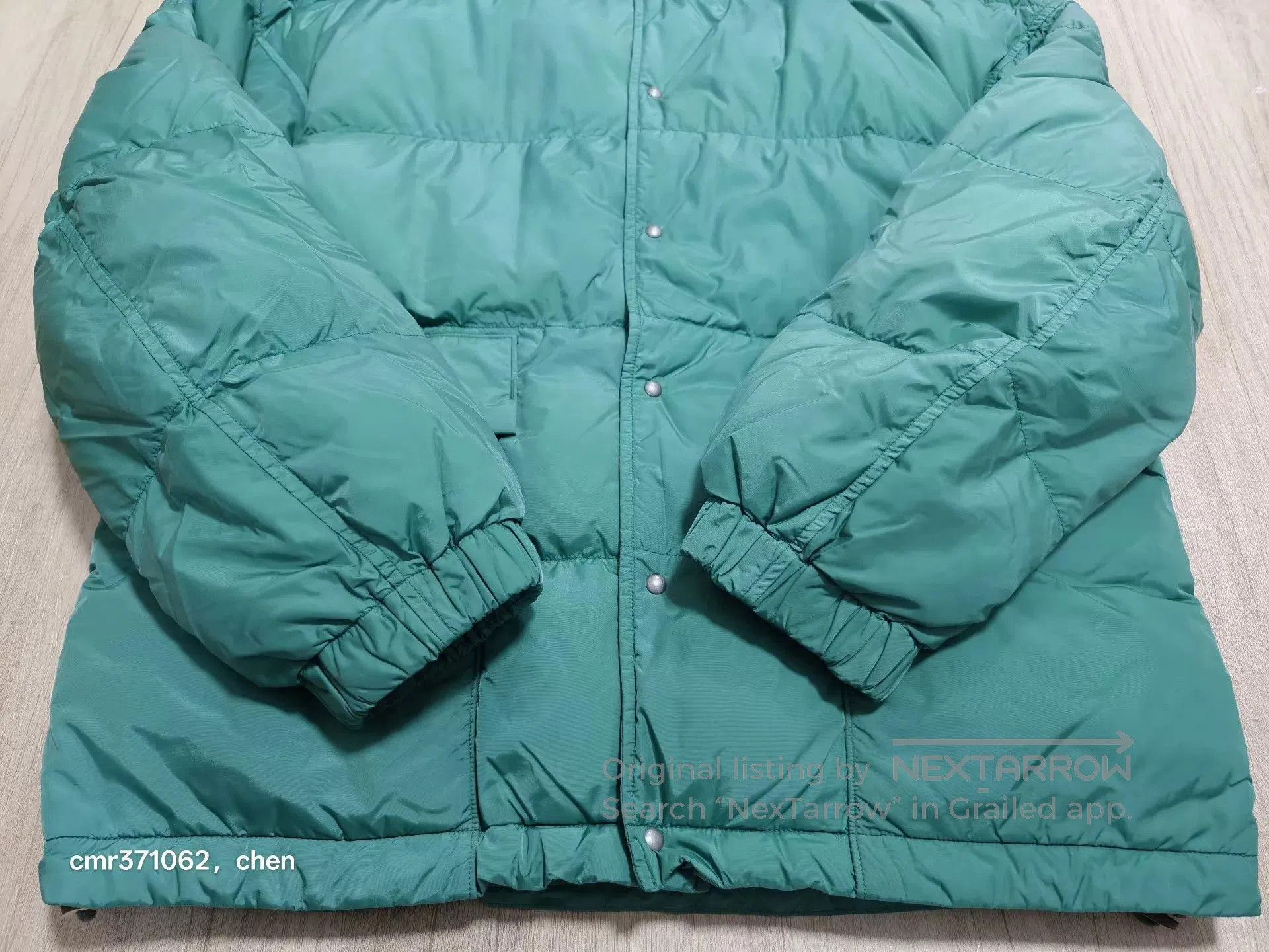 Visvim Green Puffer Jacket with Pockets, Size L. Size US L / EU 52-54 / 3 - 2 Thumbnail