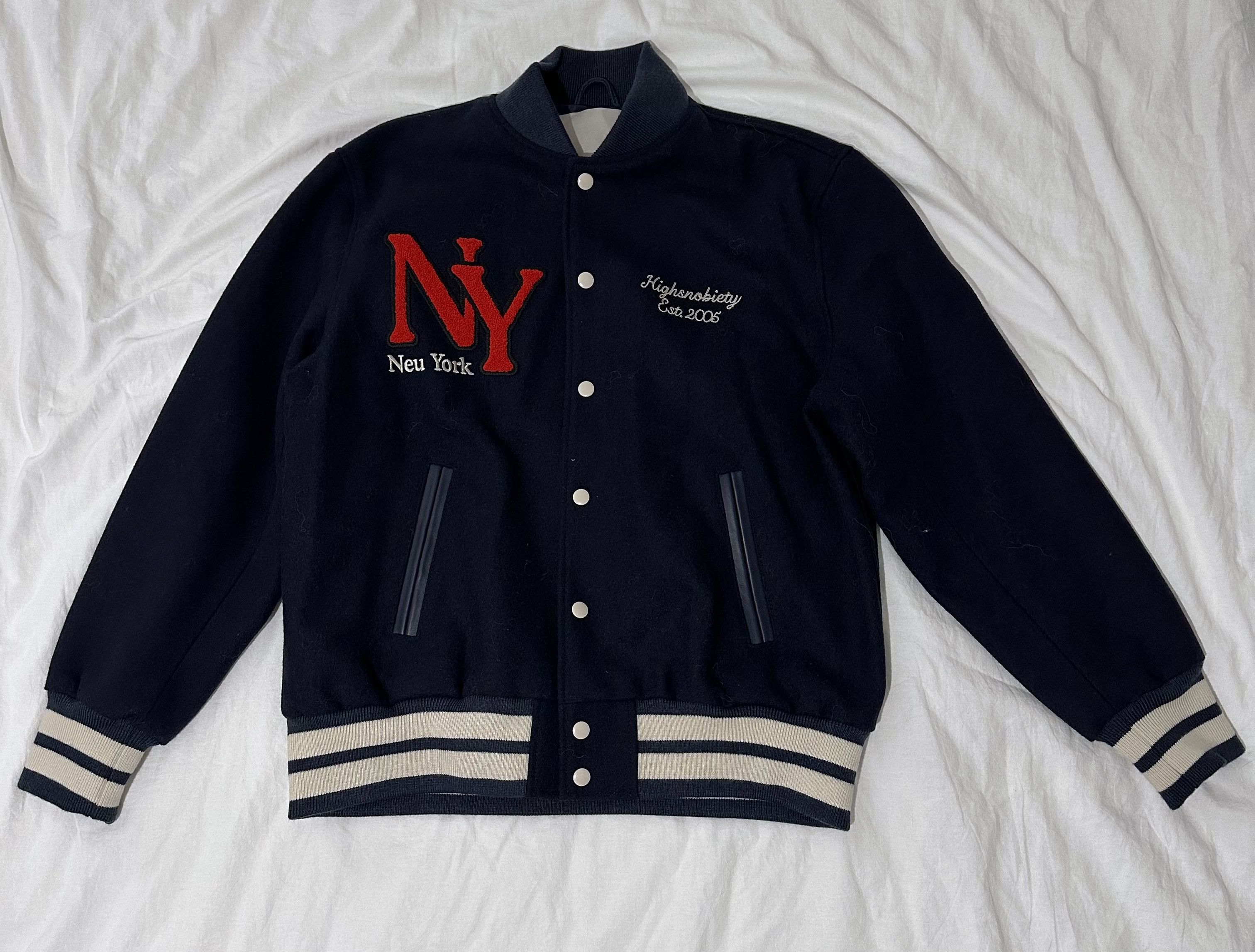 Highsnobiety Highsnobiety Neu York Varsity Jacket Size US M / EU 48-50 / 2 - 1 Thumbnail