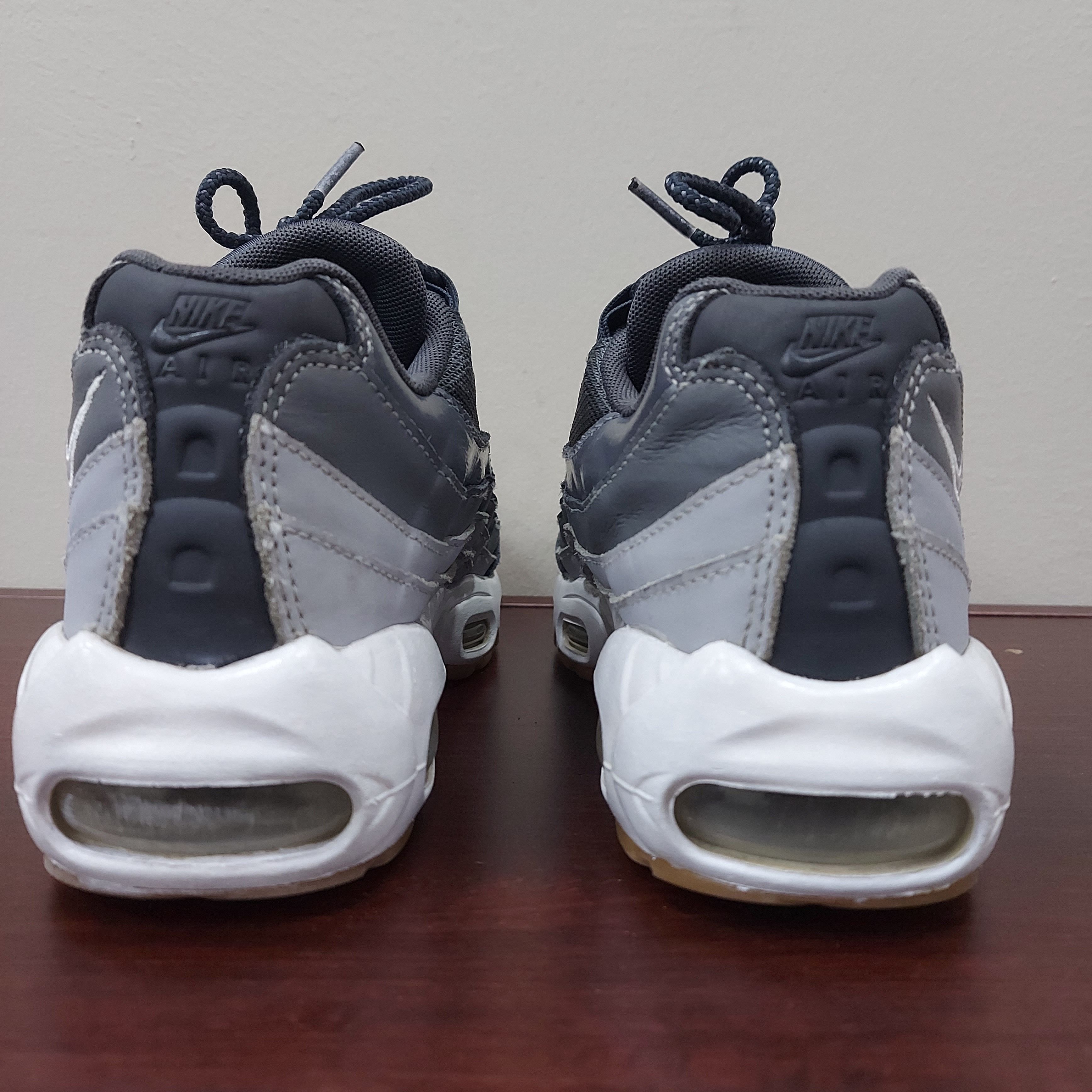 Nike Air max 95 Anthracite white Wolf grey Size US 8.5 / IT 38.5 - 10 Thumbnail