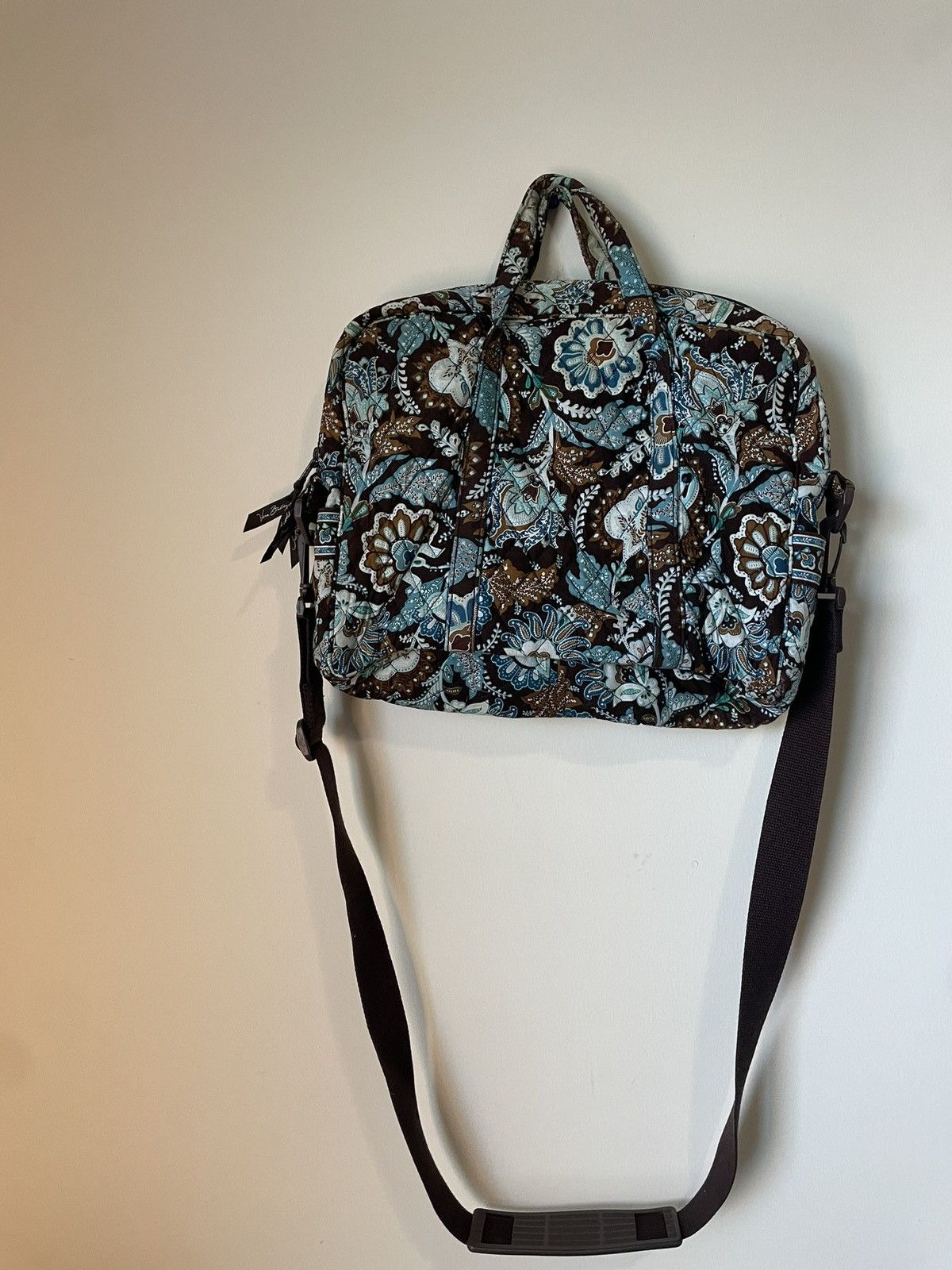 Vera Bradley Vera Bradley blue and brown laptop bag Size ONE SIZE - 3 Thumbnail