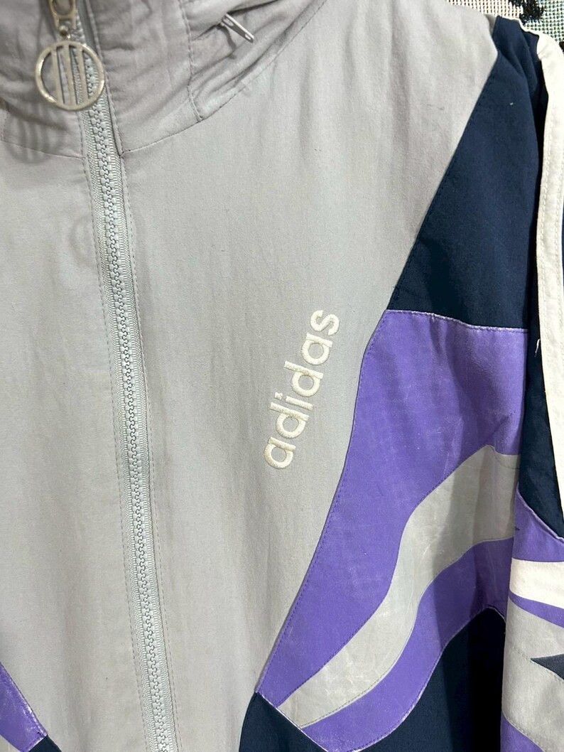 Adidas Vintage 90s Adidas Jacket size L Size US L / EU 52-54 / 3 - 2 Thumbnail